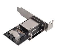 SilverStone SST-SA011 - Mini SAS 26 broches SFF8087 internes vers 36 broches SFF8088 externes support de carte PCI-E