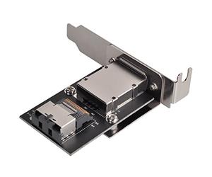 SilverStone SST-SA011 - Mini SAS 26 broches SFF8087 internes vers 36 broches SFF8088 externes support de carte PCI-E