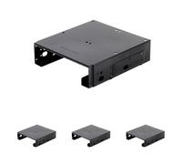SilverStone SST-SDP10B - Support de Montage pour Disque Dur HDD 5.25" vers 1x 3.5 et 2X 2.5 (Lot de 4)