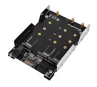 SilverStone Support de montage SST-SDP12 3,5" pour 2x M.2 SATA et 1x M.2 NVMe SSD
