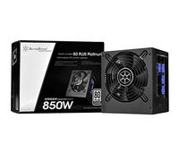 SilverStone SST-ST85F-PT - Série Strider Platinum, 850W 80 Plus Platine ATX Alimentation PC, bruit réduit, 120mm, Câblage 100% modulaire