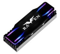 SilverStone SST-TP03-ARGB - Refroidisseur M.2 SSD avec ARGB - noir