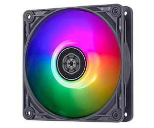 SilverStone SST-VS120B-ARGB, 120mm aux performances améliorées, 0-2.000 RPM, 4-1 broches ARGB standard