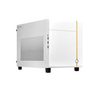 SilverStone Technology Boîtier Cube Mini-ITX SUGO 14 SST-SG14W Blanc – GPUs longs, AIO 240mm