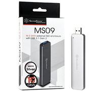 Silverstone Technologie SSD M.2 SATA vers USB 3.1 Gen 2 rétractable avec boîtier en Aluminium boîtier USB Type-A Silver