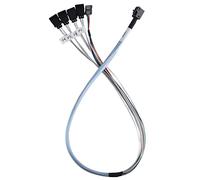 SilverStone Technology 36 broches Minisas Sff-8643 (cible) vers SATA 7 broches (hôte) + câble latéral 0,6 m Composants Autres CPS05-RE