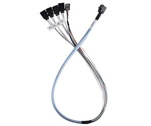 SilverStone Technology 36 broches Minisas Sff-8643 (cible) vers SATA 7 broches (hôte) + câble latéral 0,6 m Composants Autres CPS05-RE