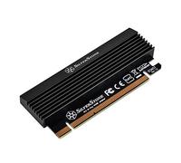 SilverStone Technology Adaptateur Slim M.2 M Key PCIe NVMe vers PCIe X4 avec dissipateur Thermique intégré ECM23