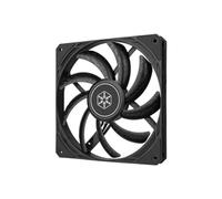SilverStone Technology Ventilateur de boîtier Air Slimmer 140 SST-AS140B – 140 mm mince, PWM, Noir