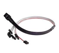 SilverStone Technology Câble Adaptateur Mini SAS SFF-8087 vers SATA 7 Broches (CPS03)