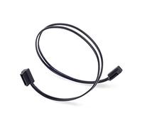 SilverStone Technology CP11B-300 SST-CP11B-300 Câble SATA Ultra Fin 6 Go/s latéral à 90 degrés avec connecteurs personnalisés à Profil Bas 300 mm
