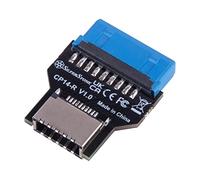 SilverStone Technology CP14-R Adaptateur USB 3.0 Interne (19 Broches) vers USB 3.1/3.2 Type-C (20 Broches) Clé A, SST-CP14-R