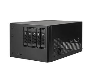 Silverstone Technology CS351, Châssis NAS Hautes Performances avec 5 Baies SAS-12G/SATA-6G échangeables à Chaud, SST-CS351 Noir