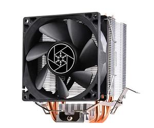 SilverStone Technology Dissipateur de Chaleur pour processeur Intel Socket LGA115X/1366/2011/2066 et AMD Socket AM2/AM3/AM4/FM1/FM2 KR02 125 mm