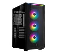 SilverStone Technology FARA 512Z SST-FA512Z-BG Châssis de Tour ATX à Haut débit d'air avec support de radiateur Double et éclairage ARGB