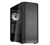SilverStone Technology FARA 514X, Bénéficiez d'un Flux d'air élevé : Châssis ATX mi-Hauteur avec Support de Deux radiateurs et éclairage ARGB captivant, SST-FA514X-BG (Noir)