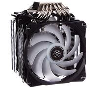 SilverStone Technology Hydrogon D120 ARGB, Refroidisseur de processeur Double Tour avec 6 caloducs et Deux Ventilateurs ARVB de 120 mm, LGA1700, AM4, SST-HYD120-ARGB-V2