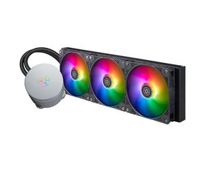 SilverStone Technology IceMyst 420, Refroidisseur liquide tout-en-un de qualité Premium avec éclairage ARGB, SST-IM420-ARGB