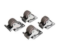 SilverStone Technology Jeu de 4 roues pivotantes pour support de montage et châssis d’ordinateur Silverstone,SST-RAC-SRW-001