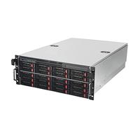 SilverStone Technology RM43-320-RS, Châssis de Serveur de Stockage à Montage en Rack de Disque Dur/SSD 2,5"/3,5" 20 Baies 4U avec Interface Mini-SAS HD SFF-8643 12 GB/s, SST-RM43-320-RS Argenté
