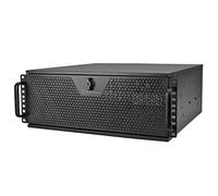 SilverStone Technology RM44 SST-RM44 4U Châssis de Serveur monté en Rack avec capacité de Refroidissement Liquide améliorée (jusqu'à 360 mm de radiateur), SST-RM44