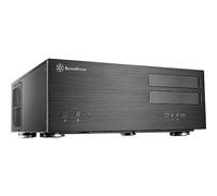 SilverStone Technology SST-GD08B - Grandia Boîtier PC HTPC ATX, Haute Performance du Flux d'air Silencieux, Noir