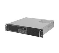 Silverstone Technology SST-RM23-502-MINI - Châssis de Serveur Industriel Micro-ATX Montage en Rack à Double Baie de Disque 5,25 Pouces 2U avec Interface USB 3.1 Gen1 Argent