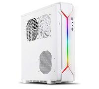 SilverStone Technology SST-RVZ03W-ARGB - Raven Boîtier PC Gamer Mini-ITX, ARGB, Blanc