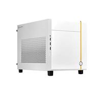 SilverStone Technology SUGO 14, Blanc, Châssis Cube Mini-ITX, Prise en Charge des Cartes Graphiques Grande Longueur de 3 emplacements/ATX PSU/240mm AIO, 4 Panneaux Amovibles, SST-SG14W