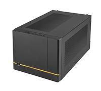 SilverStone Technology SUGO 14, SG14, Noir, châssis Cube Mini-ITX, Prend en Charge 3 emplacements GPU Pleine Longueur/Bloc d'alimentation ATX/AIO 240 mm, 4 Panneaux Amovibles, SST-SG14B