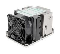 SilverStone Technology XE02-3647N, Refroidisseur de CPU pour serveur/poste de travail à facteur de forme réduit 2U pour sockets Intel LGA 3647 Narrow, SST-XE02-3647NB (Noir+Noir)