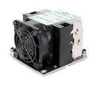 SilverStone Technology XE02-3647S, Refroidisseur de CPU pour serveur/poste de travail à facteur de forme réduit 2U pour sockets Intel LGA 3647 Square, SST-XE02-3647SB (Noir+Noir)