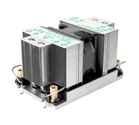 SilverStone Technology XE02-4677, Refroidisseur de CPU pour serveur/poste de travail à facteur de forme réduit 2U pour sockets Intel LGA4677, SST-XE02-4677B (Noir+Noir)