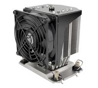 SilverStone Technology XE04-4677V, Refroidisseur de CPU pour serveur/poste de travail à facteur de forme réduit 4U pour sockets Intel LGA4677, SST-XE04-4677VB (Noir+Noir)