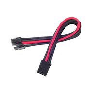 Silverstone Tek Câble d'alimentation avec 1 connecteur 8 Broches vers PCI-E 8 Broches PP07-PCIBR Noir/Rouge
