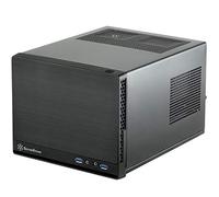 Silverstone Tek Mini-dtx., Mini-ITX Small Form Factor unité centrale avec panneau avant en maille Cases Black (Quiet)
