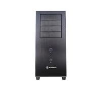 Silverstone TJ04-E Midi Tower Noir, Argent