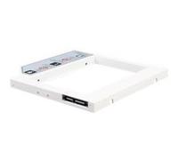 SilverStone Treasure TS08 - Adaptateur pour baie de stockage - 2.5" - 5,25" Slim Line à 2,5" - blanc Blanc G