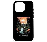 Silverthorne Colorado USA Scenic Mountain Style rétro Coucher de Soleil Coque pour iPhone 16 Pro