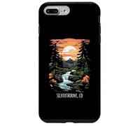 Silverthorne Colorado USA Scenic Mountain Style rétro Coucher de Soleil Coque pour iPhone 7 Plus/8 Plus
