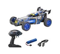 Silvertlit - Exost Voiture télécommandée - Thunder Clap 40 cm - Véhicule Buggy XXL bleu Ultra Rapide tout terrain - Vitesse : de 20 km/h - Echelle 1:10 - Jouet RC pour enfant à partir de 5 Ans - 20645
