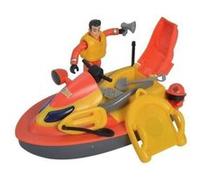 Simba - Sam Le Pompier - Océan Jet Ski Juno Flottant - Accessoires de Sauvetage + 1 Figurine Incluse - 109251048038