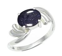 SILVERTROVE avec pierre précieuse Malachite Pour homme et femme Bague plaquée argent Toutes tailles Fait main Cadeau Bijoux CRG1259CA_60 (19.1)