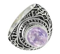 SILVERTROVE Bague avec pierre précieuse Argent sterling 925 Argent sterling 925 Pour homme et femme Cadeau Toutes tailles Bijoux CRG1219AX_65 (20.7)