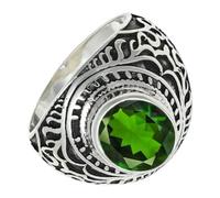 SILVERTROVE Bague avec pierre précieuse Argent sterling 925 Argent sterling 925 Pour homme et femme Cadeau Toutes tailles Bijoux CRG1219BB_68 (21.6)