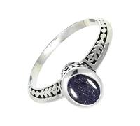 SILVERTROVE Bague avec pierre précieuse Pour homme et femme Argent sterling 925 Toutes tailles Fait main Cadeau Bijoux CRG1146CA_70 (22.3)