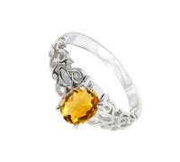 SILVERTROVE Bague avec pierre précieuse Pour homme et femme Argent sterling 925 Toutes tailles Fait main Cadeau Bijoux CRG1121AI_56 (17.8)