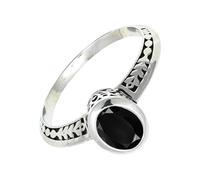 SILVERTROVE Bague avec pierre précieuse Pour homme et femme Argent sterling 925 Toutes tailles Fait main Cadeau Bijoux CRG1146AE_50 (15.9)