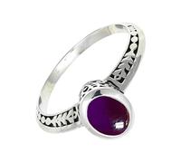 SILVERTROVE Bague avec pierre précieuse Pour homme et femme Argent sterling 925 Toutes tailles Fait main Cadeau Bijoux CRG1146BW_68 (21.6)