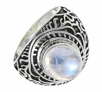 SILVERTROVE Bague avec pierre précieuse Pour homme et femme Argent sterling 925 Toutes tailles Fait main Cadeau Bijoux CRG1219BO_60 (19.1)